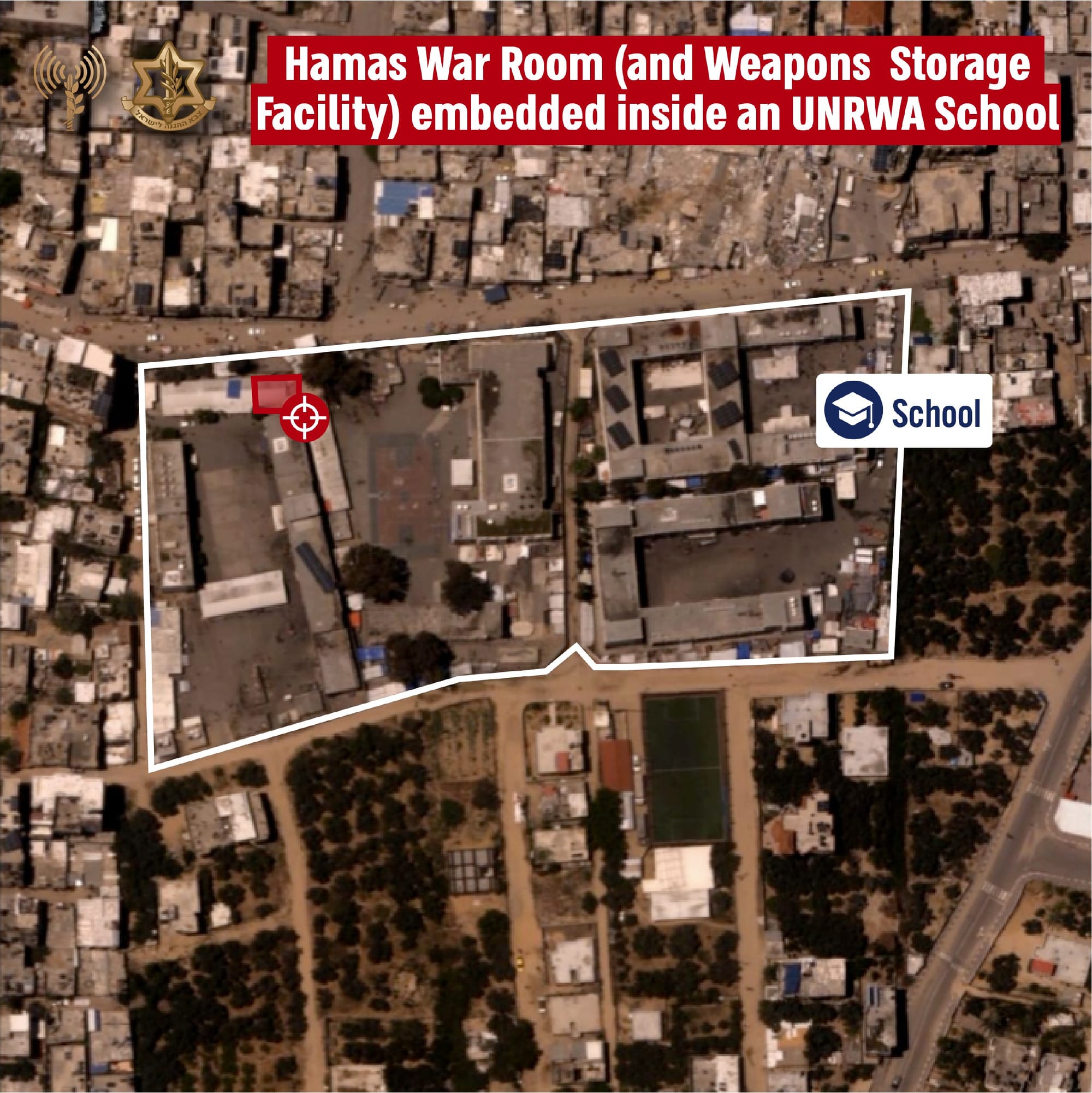 IDF Uncovers Terrorists Using UNRWA Facilities; Strike on Hamas War Room in UNRWA School Eliminates Over 10 Terrorists