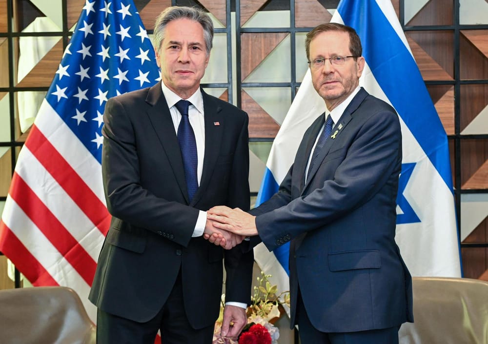 President Herzog Discusses ICC Challenges with Secretary Blinken Amidst Middle East Conflict post image